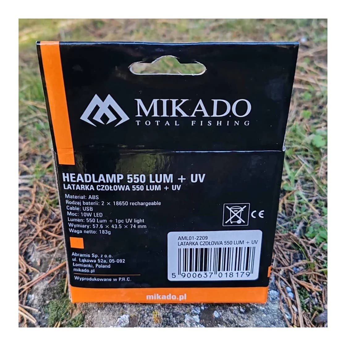 Lanternă frontală Mikado LED reîncărcabilă